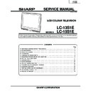 Sharp LC-13S1E (serv.man17) Service Manual