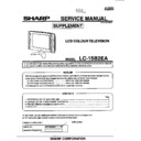 Sharp LC-15B2EA Service Manual