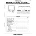 Sharp LC-15C2E (serv.man3) Service Manual