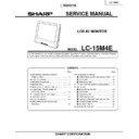 Sharp LC-15M4E (serv.man2) Service Manual