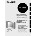 Sharp LC-20B2E (serv.man11) User Guide / Operation Manual