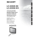 Sharp LC-20S5E (serv.man4) User Guide / Operation Manual