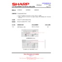 Sharp LC-20SH1E (serv.man24) Technical Bulletin