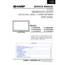Sharp LC-22DV240K Parts Guide