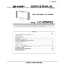 Sharp LC-22SV2E (serv.man2) Service Manual
