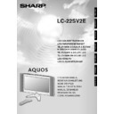 Sharp LC-22SV2E (serv.man30) User Guide / Operation Manual