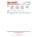 Sharp LC-24LE210E (serv.man25) Technical Bulletin