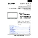 Sharp LC-24LE240EK Service Manual