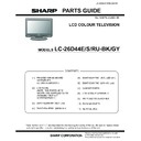 Sharp LC-26D44E (serv.man10) Parts Guide
