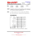 Sharp LC-26GA3 (serv.man31) Technical Bulletin