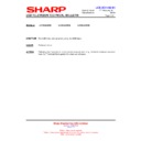 Sharp LC-26LE320E (serv.man6) Technical Bulletin