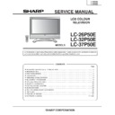 Sharp LC-26P50E (serv.man3) Service Manual