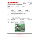 Sharp LC-26P50E (serv.man30) Technical Bulletin