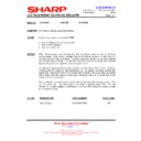 Sharp LC-26P50E (serv.man31) Technical Bulletin