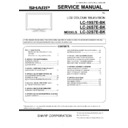 Sharp LC-26SH7E Service Manual