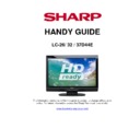 Sharp LC-32D44E Handy Guide