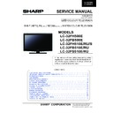 Sharp LC-32FH510E Service Manual