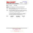 Sharp LC-32LE144E (serv.man6) Technical Bulletin