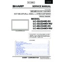 Sharp LC-32LE240EK (serv.man2) Parts Guide