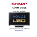 Sharp LC-32LE600E Handy Guide