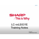 Sharp LC-32LE631E Service Manual