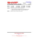 Sharp LC-32LE700E (serv.man18) Technical Bulletin