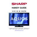 Sharp LC-32LE700E Handy Guide