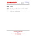Sharp LC-32RD2E (serv.man17) Technical Bulletin