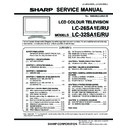 Sharp LC-32SA1E (serv.man2) Service Manual