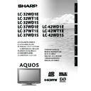 Sharp LC-32WD1E (serv.man2) User Guide / Operation Manual