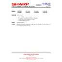 Sharp LC-32X20E (serv.man15) Technical Bulletin