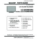 Sharp LC-32X20E (serv.man8) Parts Guide