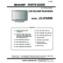 Sharp LC-37AD5E (serv.man8) Parts Guide