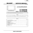 Sharp LC-37GA4E (serv.man2) Service Manual