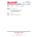 Sharp LC-37GA6E (serv.man9) Technical Bulletin