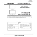 Sharp LC-37GD1E Service Manual