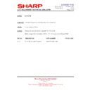 Sharp LC-37XD1E (serv.man24) Technical Bulletin