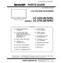 Sharp LC-37XL8E (serv.man8) Parts Guide