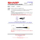 Sharp LC-39LE651K (serv.man10) Technical Bulletin