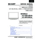 Sharp LC-40F22EA (serv.man2) Service Manual
