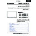 Sharp LC-40LE511E (serv.man2) Service Manual