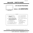 Sharp LC-42SD1E (serv.man9) Parts Guide