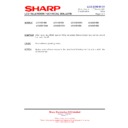 Sharp LC-42XD10E (serv.man17) Technical Bulletin