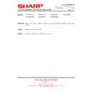Sharp LC-42XD1E (serv.man19) Technical Bulletin