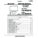Sharp LC-45GD1E (serv.man22) Service Manual