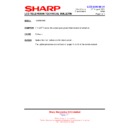Sharp LC-45GD1E (serv.man56) Technical Bulletin