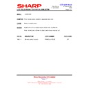 Sharp LC-45GD1E (serv.man61) Technical Bulletin