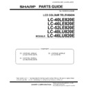 Sharp LC-46LE820E (serv.man13) Parts Guide