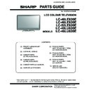 Sharp LC-46LE820E (serv.man15) Parts Guide