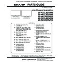 Sharp LC-46X20E (serv.man9) Parts Guide